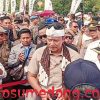 Bupati Sumedang beserta jajaran menyambut AHY