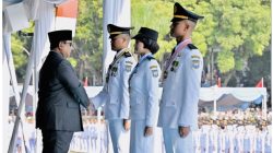 Presiden Prabowo Lantik 1.204 Pamong Praja Muda IPDN di Jatinangor, Bupati Dony Hadiri