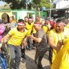 Kebersamaan TNI Polri Sumedang Sambut HUT RI Ke-81 di Tanjungsari