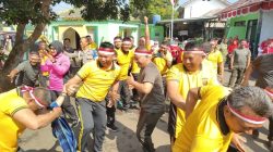 Kebersamaan TNI Polri Sumedang Sambut HUT RI Ke-81 di Tanjungsari
